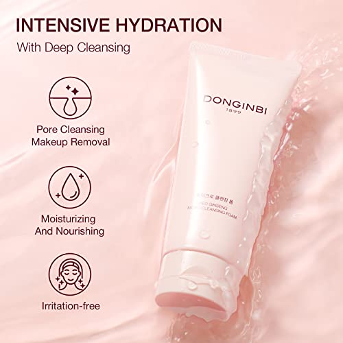 DONGINBI [Upgraded] Red Ginseng Micro Cleansing Foam EX
