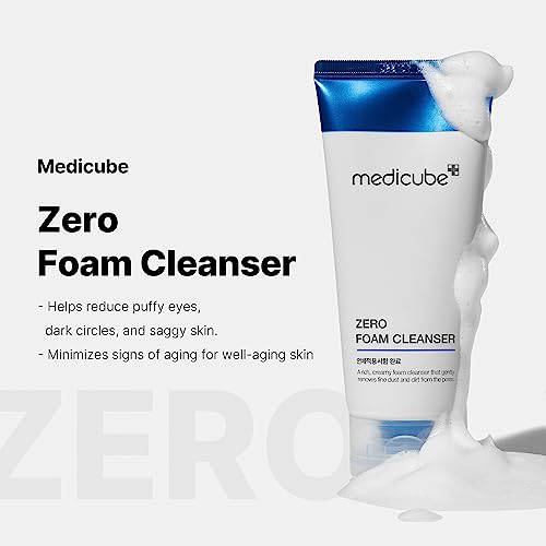 Medicube Zero Foam Cleanser for Sensitive Skin, Sebum Control