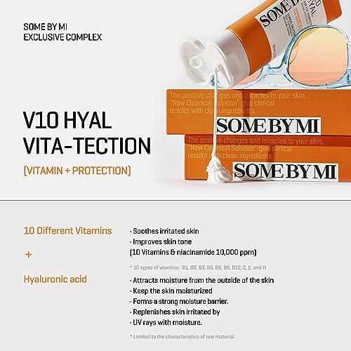 SOME BY MI V10 Hyal Air Fit Sunscreen - No White Cast and Eye Irritation