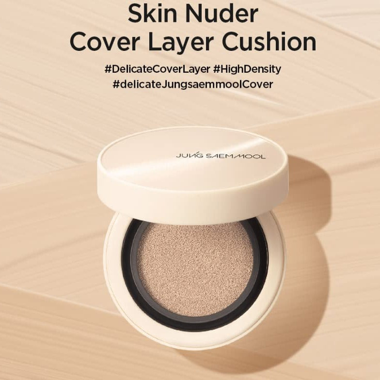 [JUNGSAEMMOOL OFFICIAL] Skin Nuder Cover Layer Cushion (03 Light)